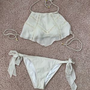 Victoria’s Secret white bikini